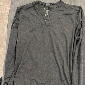 Truewerk mens B2 henley base layer size large